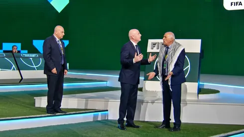 Negativa de foto entre Israel y Palestina complica el Congreso FIFA.