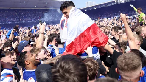 El chileno celebró en Inglaterra.