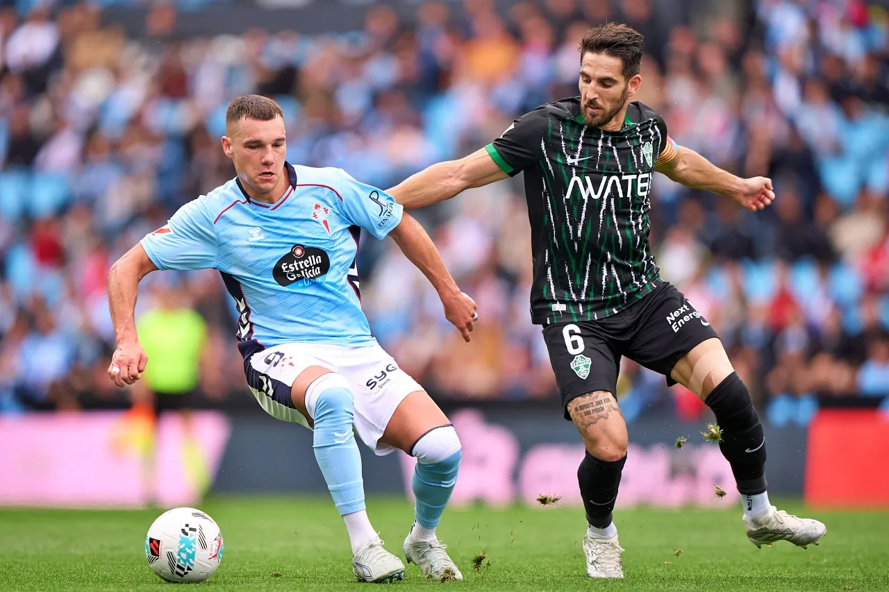 Elche de Lucas Cepeda no pudo con el Celta de Vigo (Getty Images)