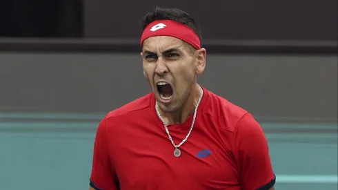 Alejandro Tabilo celebra un nuevo título en el Challenger de Aix en Provence.