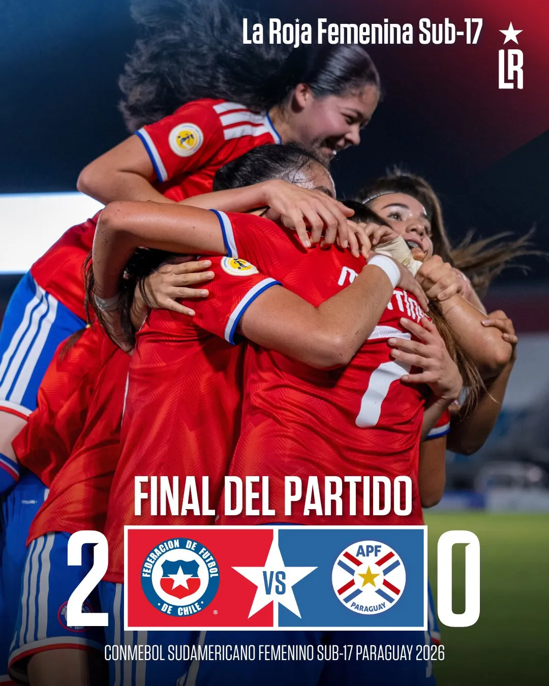 Chile viene de derrotar a Paraguay y en el cierre del grupo pelea el primer puesto con Argentina.