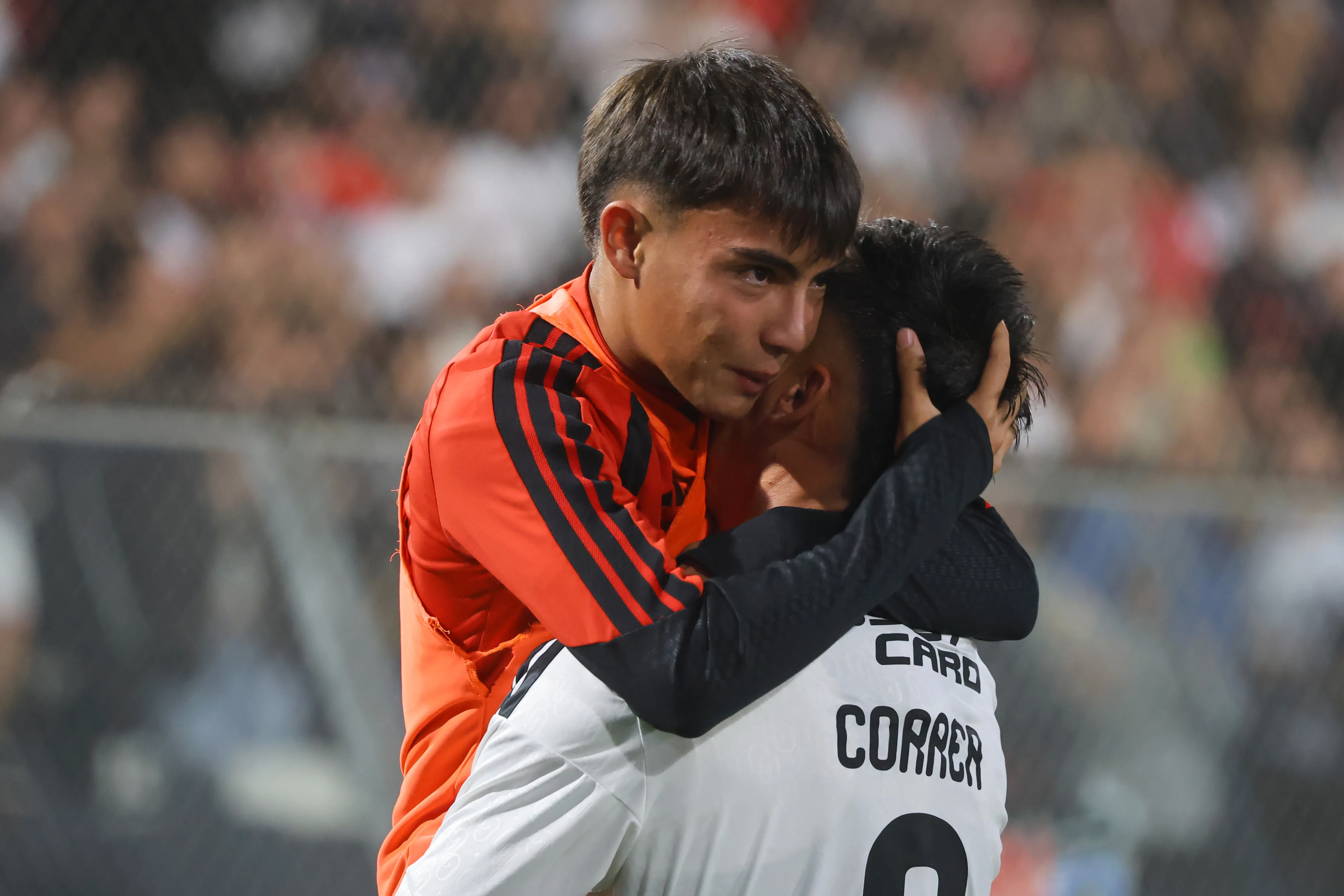 Correa celebró con su hijo | Photosport