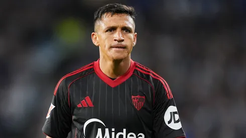 SAN SEBASTIAN, SPAIN - OCTOBER 24: Alexis Sanchez of Sevilla FC looks on during the LaLiga EA Sports match between Real Sociedad and Sevilla FC at Reale Arena on October 24, 2025 in San Sebastian, Spain. (Photo by Juan Manuel Serrano Arce/Getty Images)