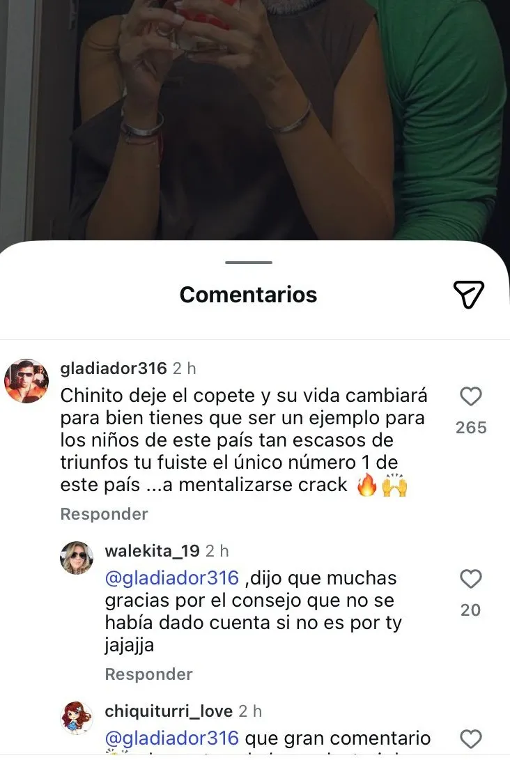 El sabio consejo a Chino Ríos