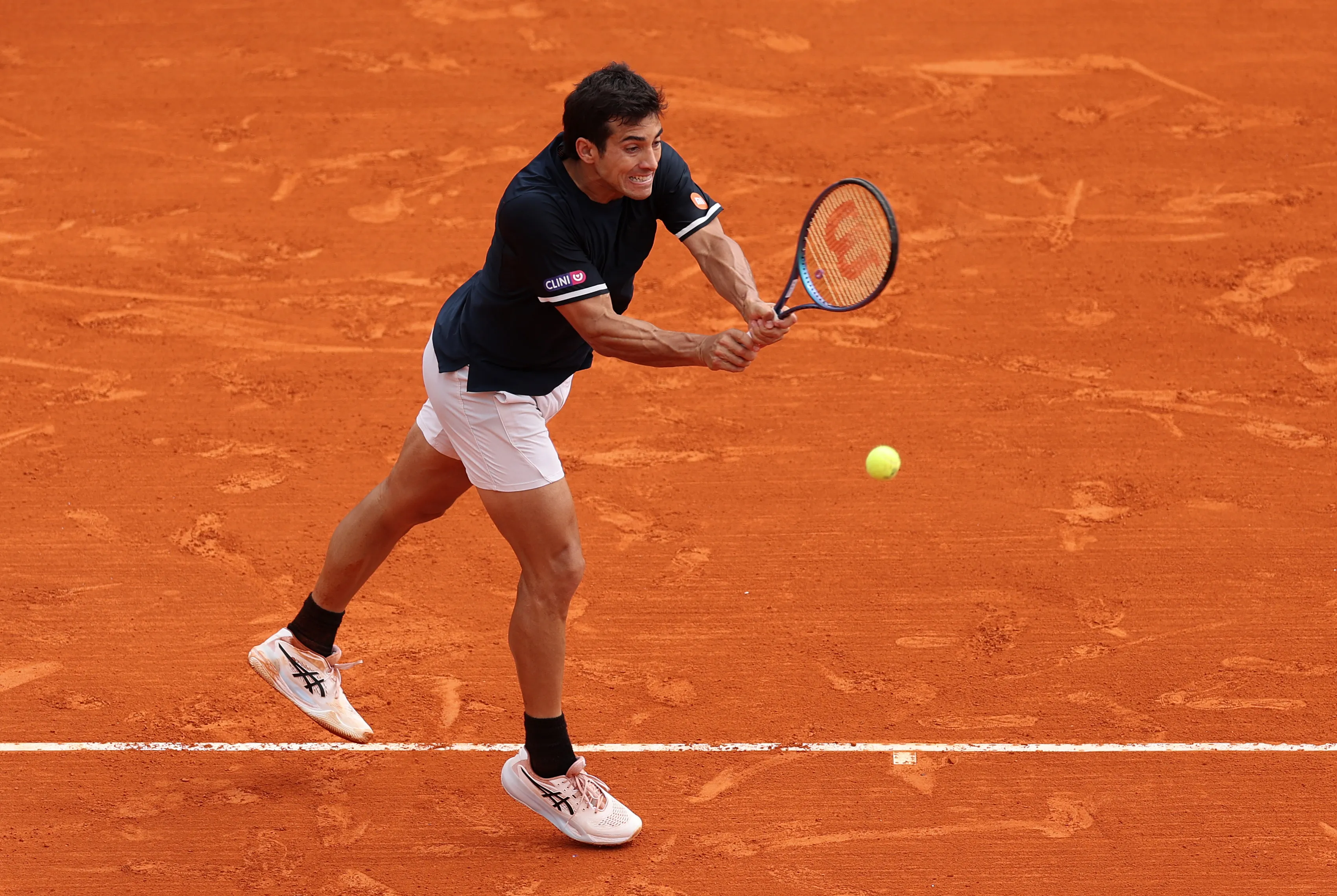 Cristian Garin tuvo una tranquila jornada en Roma. (Photo by Julian Finney/Getty Images)