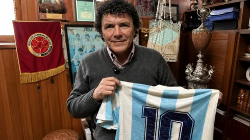 Héctor Puebla conversó con RedGol y contó una anécdota con un tesoro del Diego.