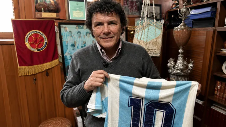 Héctor Puebla conversó con RedGol y contó una anécdota con un tesoro del Diego.