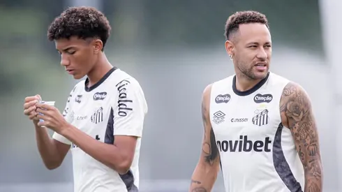Ney se agarró con el hijo de Robinho y hasta podría dejar Santos