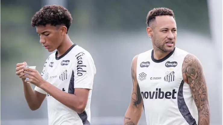 Ney se agarró con el hijo de Robinho y hasta podría dejar Santos