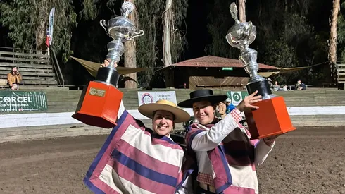 Josefina Easton y Josefina Lepez se adjudicaron este domingo la decimocuarta versión del Campeonato Nacional Femenino de Rodeo
