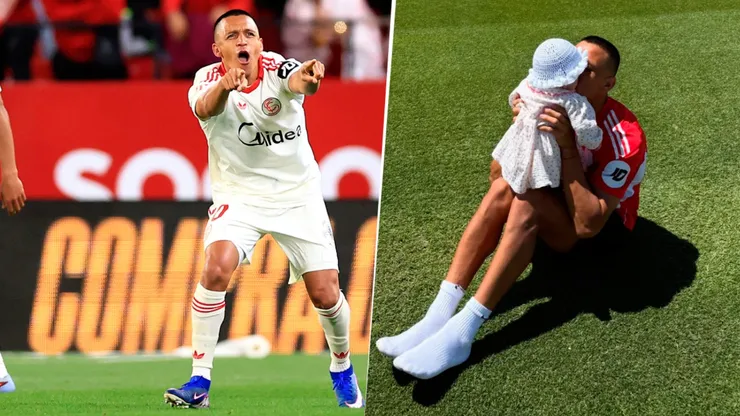 Alexis compartió con su hija Bela a horas de duelo clave en LaLiga