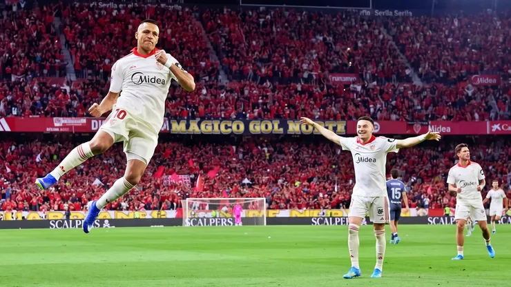 Alexis Sánchez fue el héroe de Sevilla en el triunfo ante Real Sociedad.