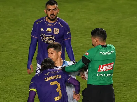 Expulsados: fuerte pelea marca final del clásico Concepción vs Huachipato