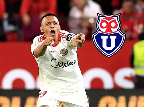 ¿Spoiler? Alexis festeja con hincha de la U su hazaña en Sevilla