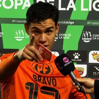 Tapó penal a Leo Valencia y se lo dedicó a su abuelo rival: "Ahí tenís..."