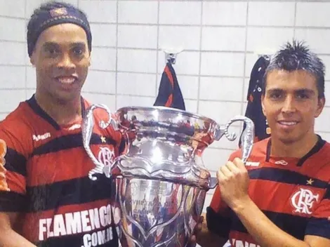 La paleteada de Ronaldinho con Fierro para ir al Mundial 2010