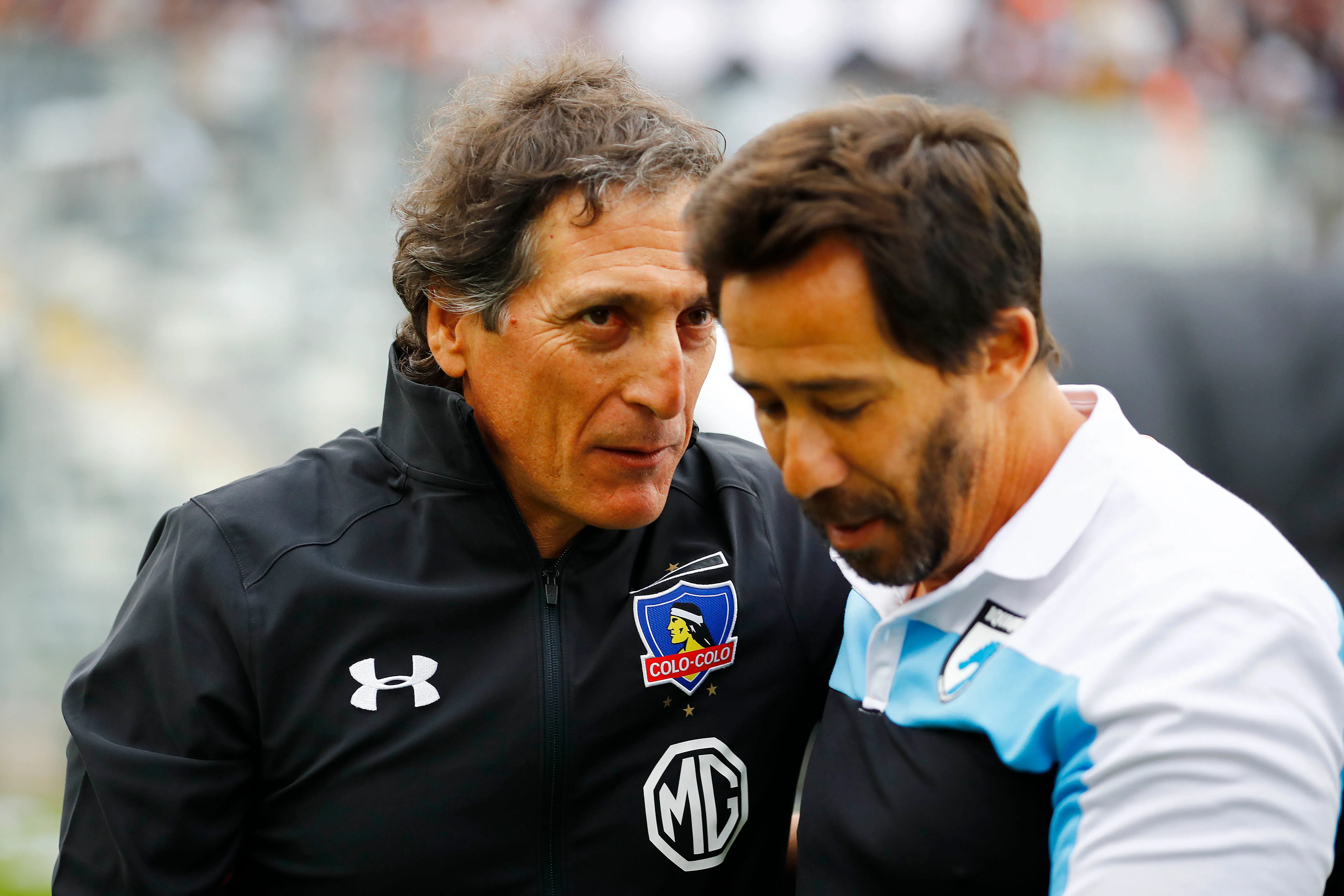 Mario Salas y Vitamina Sánchez dejaron huella en Jaime Carreño. (Felipe Zanca/Photosport).