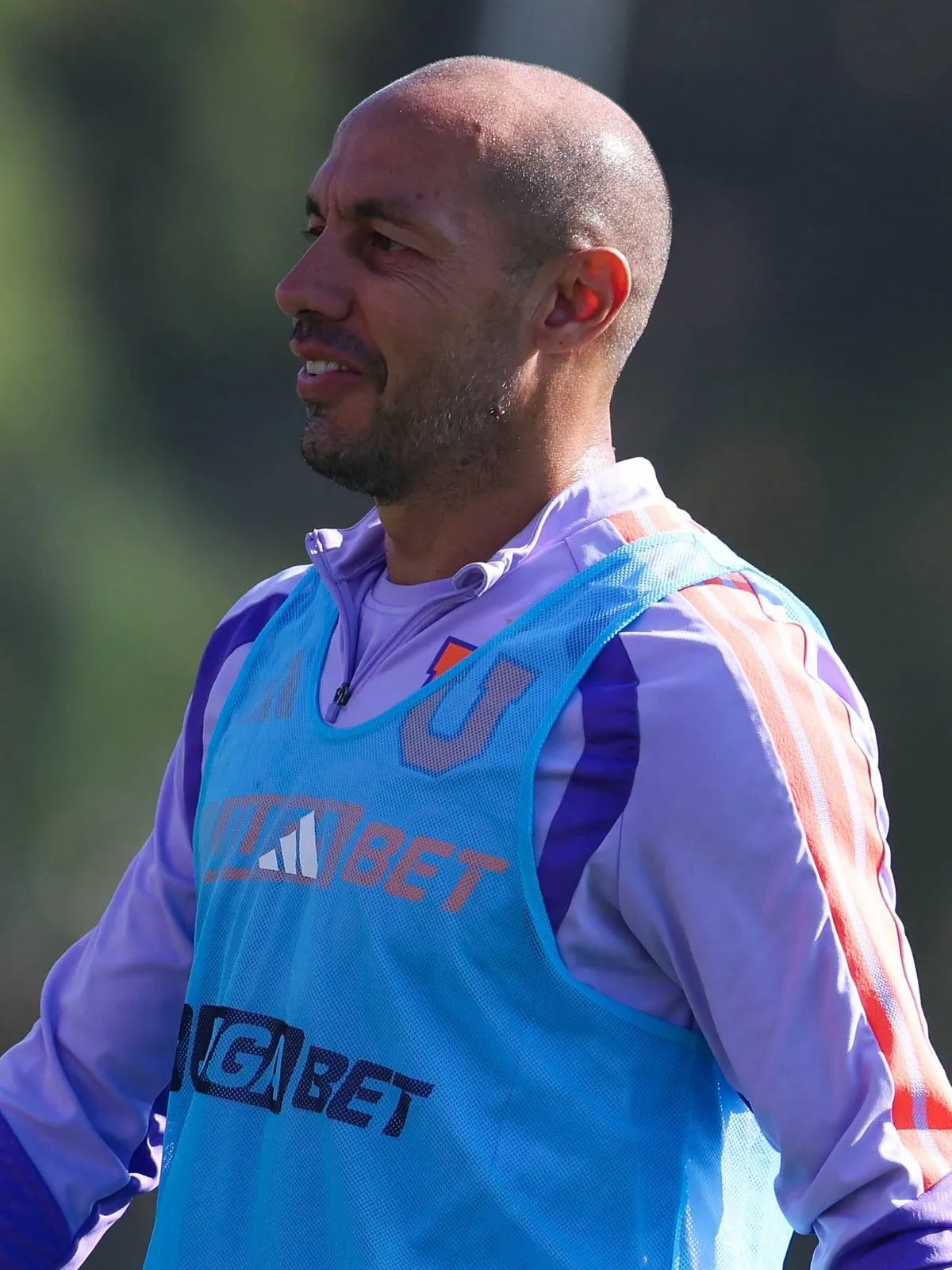 Marcelo Díaz entrenó junto a sus compañeros en el CDA. Foto: U de Chile.