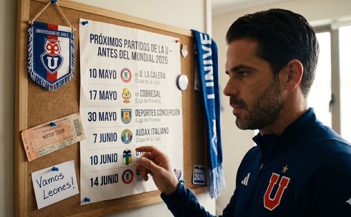 Los partidos de U de Chile que generan la furia del técnico Fernando Gago