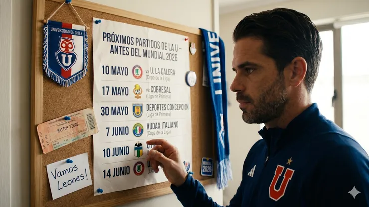 Fernando Gago mira los próximos partidos de la U.