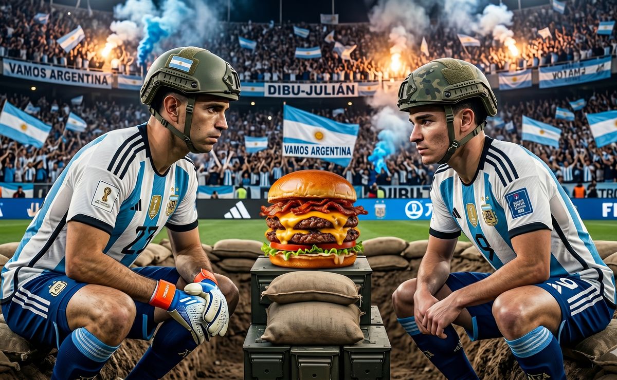 Dibu vs Julián Álvarez: la “Guerra de las hamburguesas” azota a los campeones del mundo