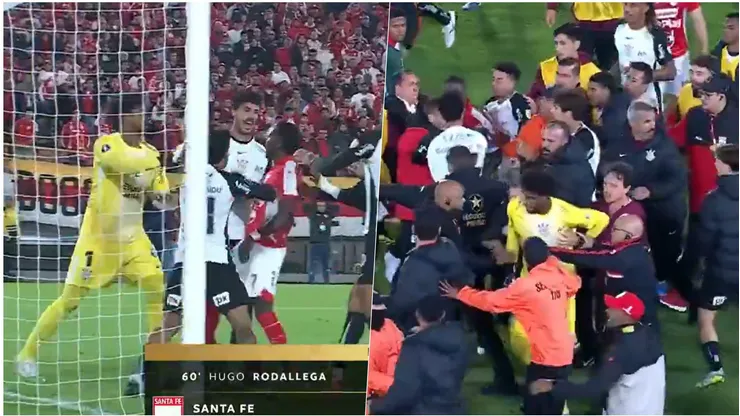 Se quisieron comer vivo a Hugo Souza, meta del Corinthians