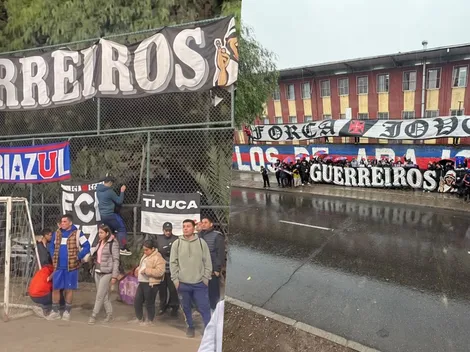 La semana pasada fue Gremio: hinchas de la U arengan al Vasco da Gama