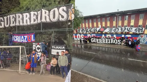 La hermandad entre ambas hinchadas.