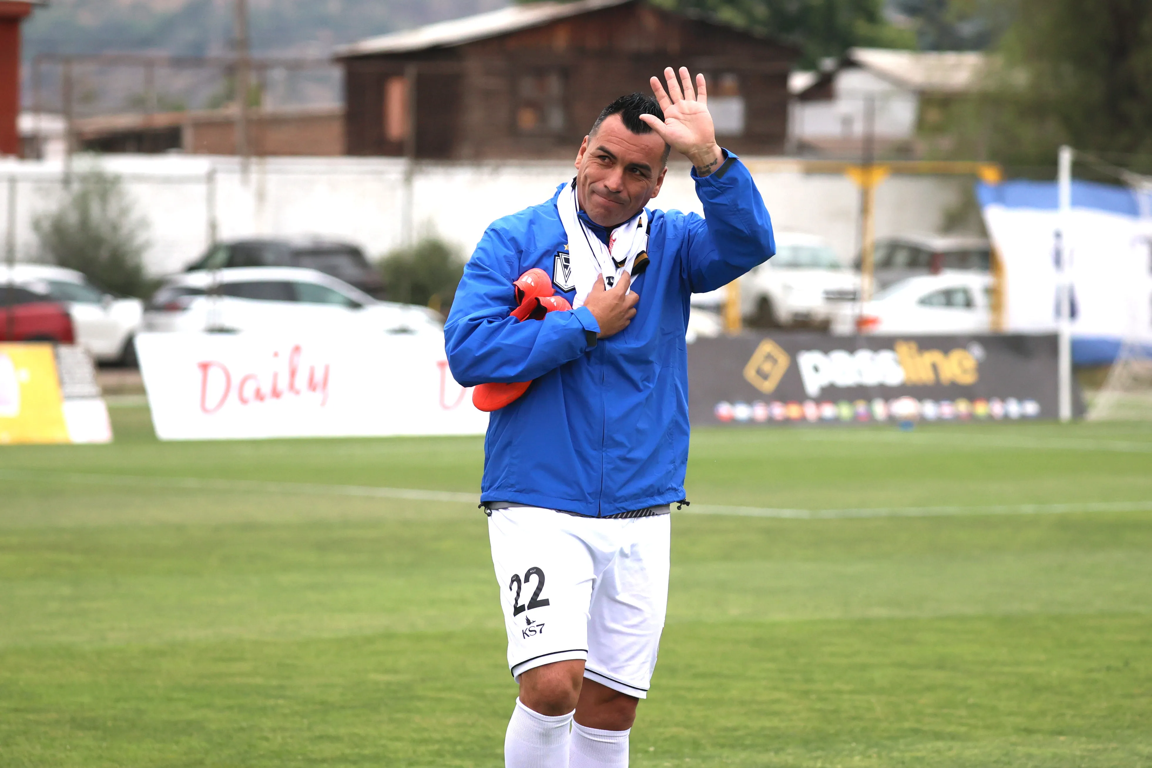 Esteban Paredes compartió con Diego Arias en Chago Morning. (Dragomir Yankovic/Photosport).