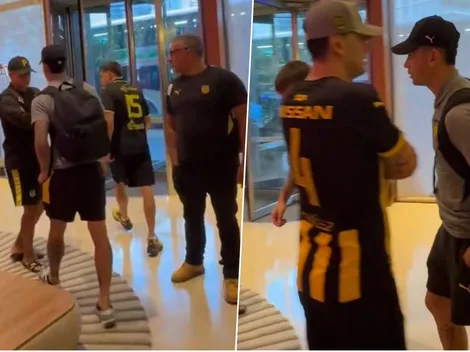 El refuerzo de la U que lo fue a buscar la barra brava