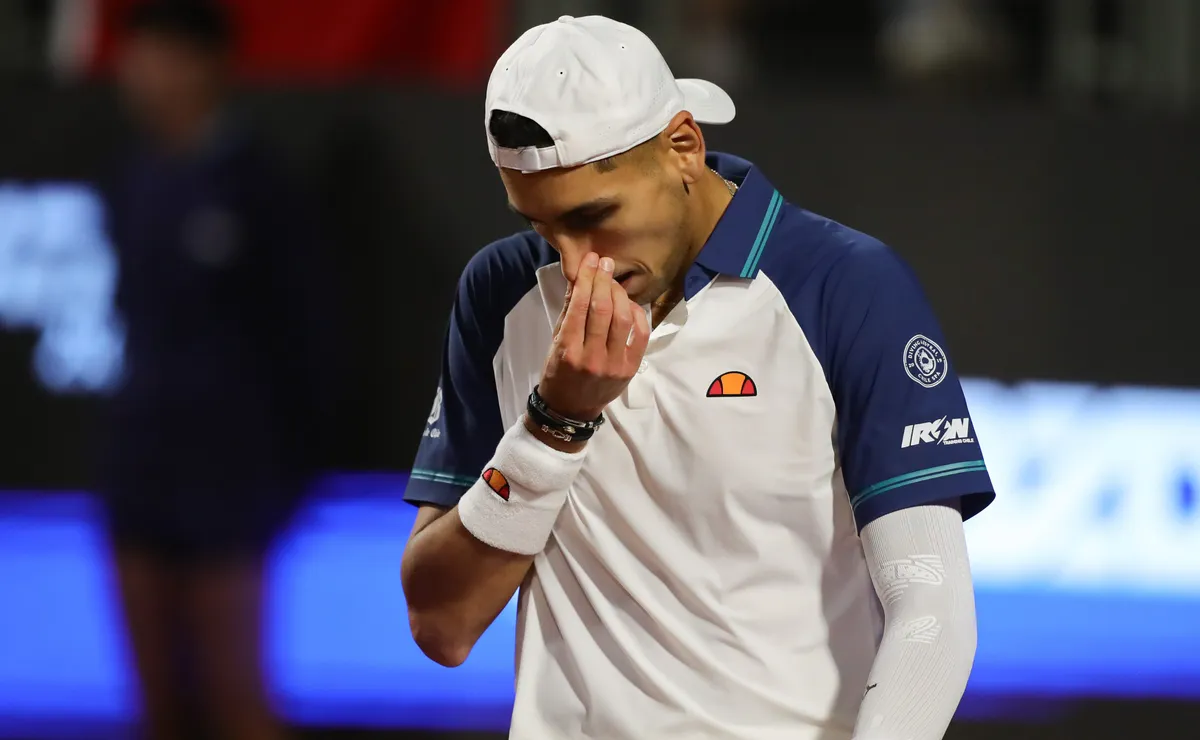 Alejandro Tabilo se despide del Masters de Roma tras derrota ante Francisco Cerúndolo