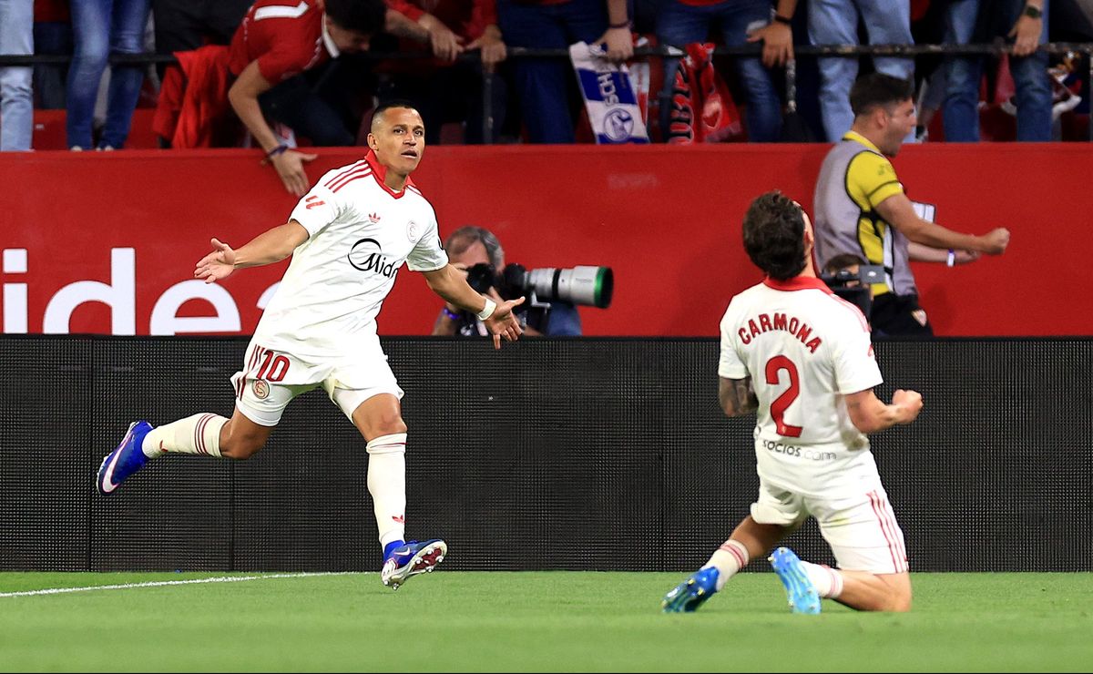 Alexis Sánchez clave en Sevilla: gol anulado y triunfo agónico para alejarse del descenso