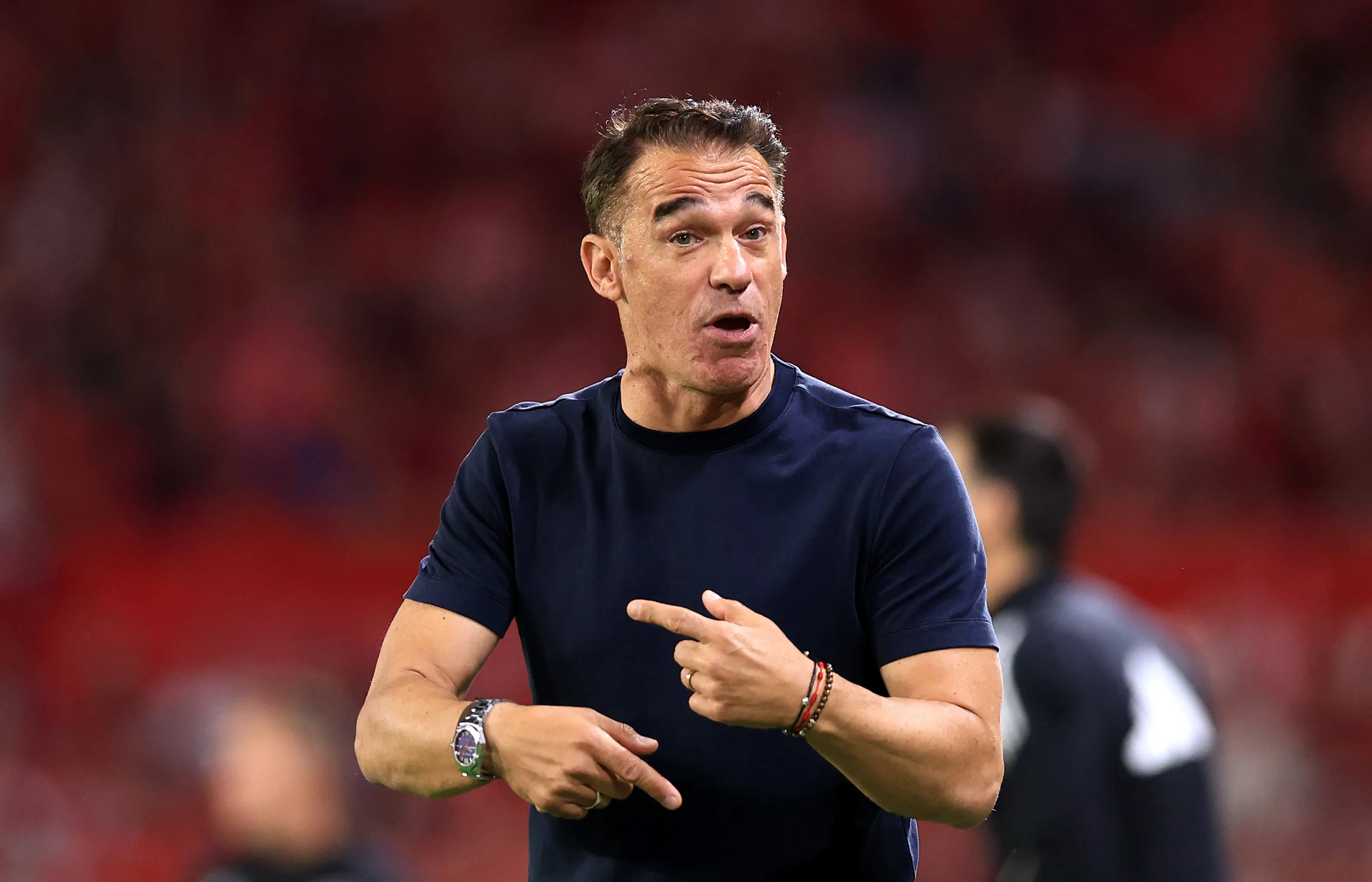 Luis García Plaza está cumpliendo con el objetivo de zafar de la B. (Fran Santiago/Getty Images).