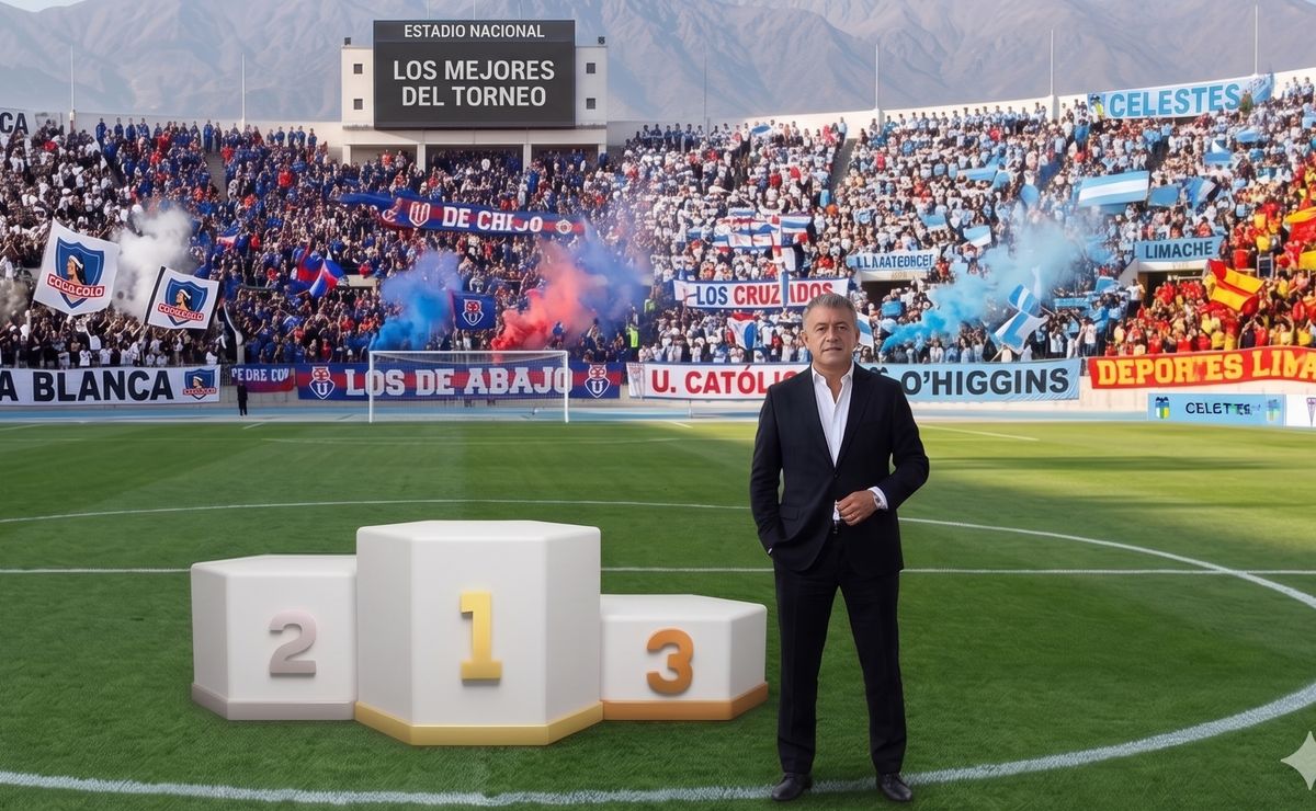 Ninguno del líder Colo Colo: Borghi elige el oro, plata y bronce de mejores jugadores en la Liga de Primera