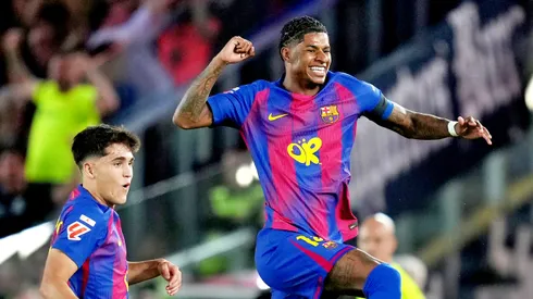Marcus Rashford abrió la cuenta con un golazo de tiro libre.