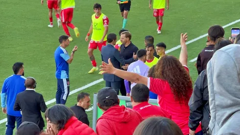 Los cuerpos técnicos de la U y La Calera casi se van a las manos.