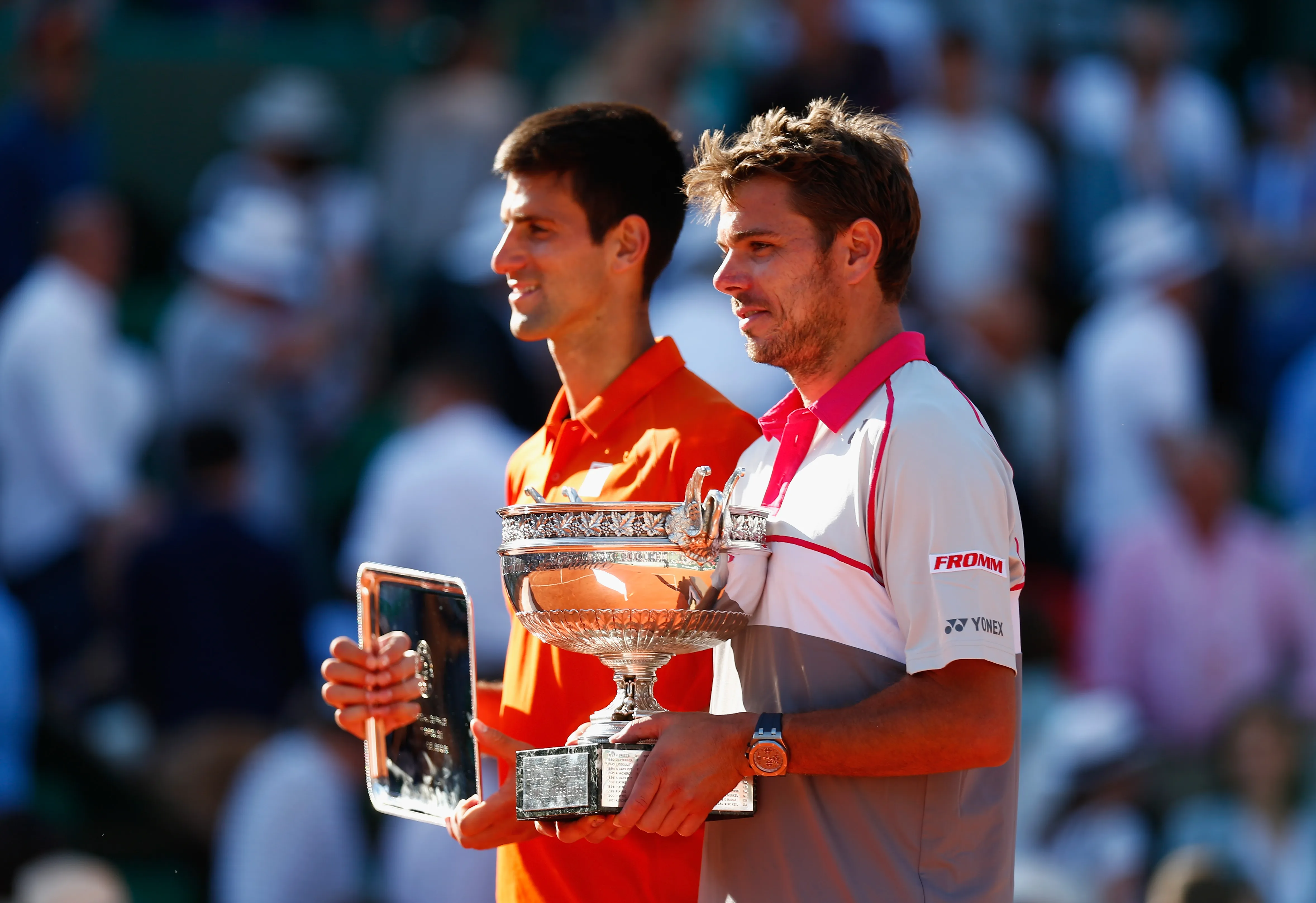 Wawrinka y su título de Roland Garros en 2015. Imagen: Getty