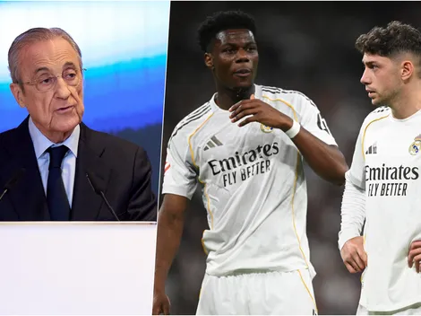 Florentino Pérez rompe el silencio por la pelea de Valverde y Tchouaméni