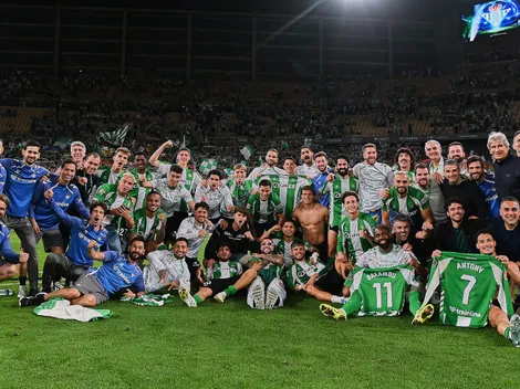 Betis y Pellegrini a Champions: el épico festejo con el himno a coro