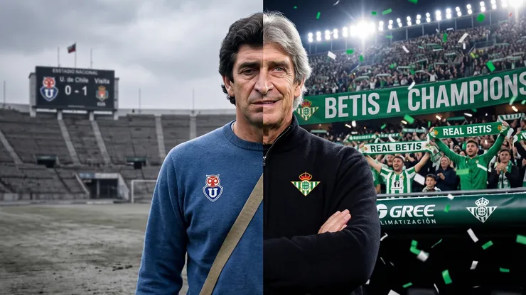 Manuel Pellegrini pasó de descender con la U a lograr una nueva clasificación a Champions League.