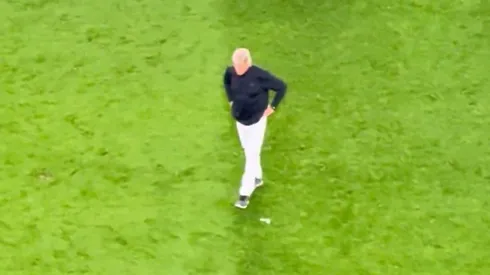 Manuel Pellegrini tuvo un íntimo festejo en el Betis.