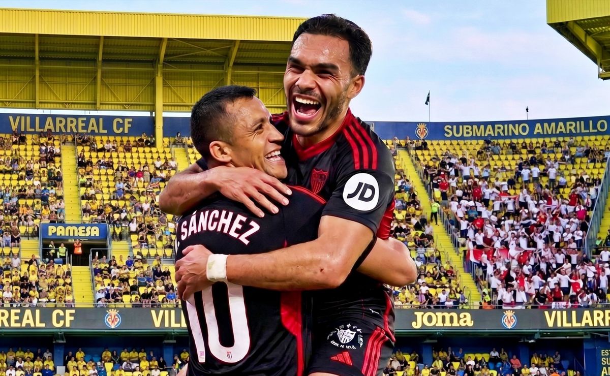 Alexis Sánchez y Gabriel Suazo huyen del descenso: Sevilla lo da vuelta ante Villarreal y así queda la tabla de LaLiga 2025/26