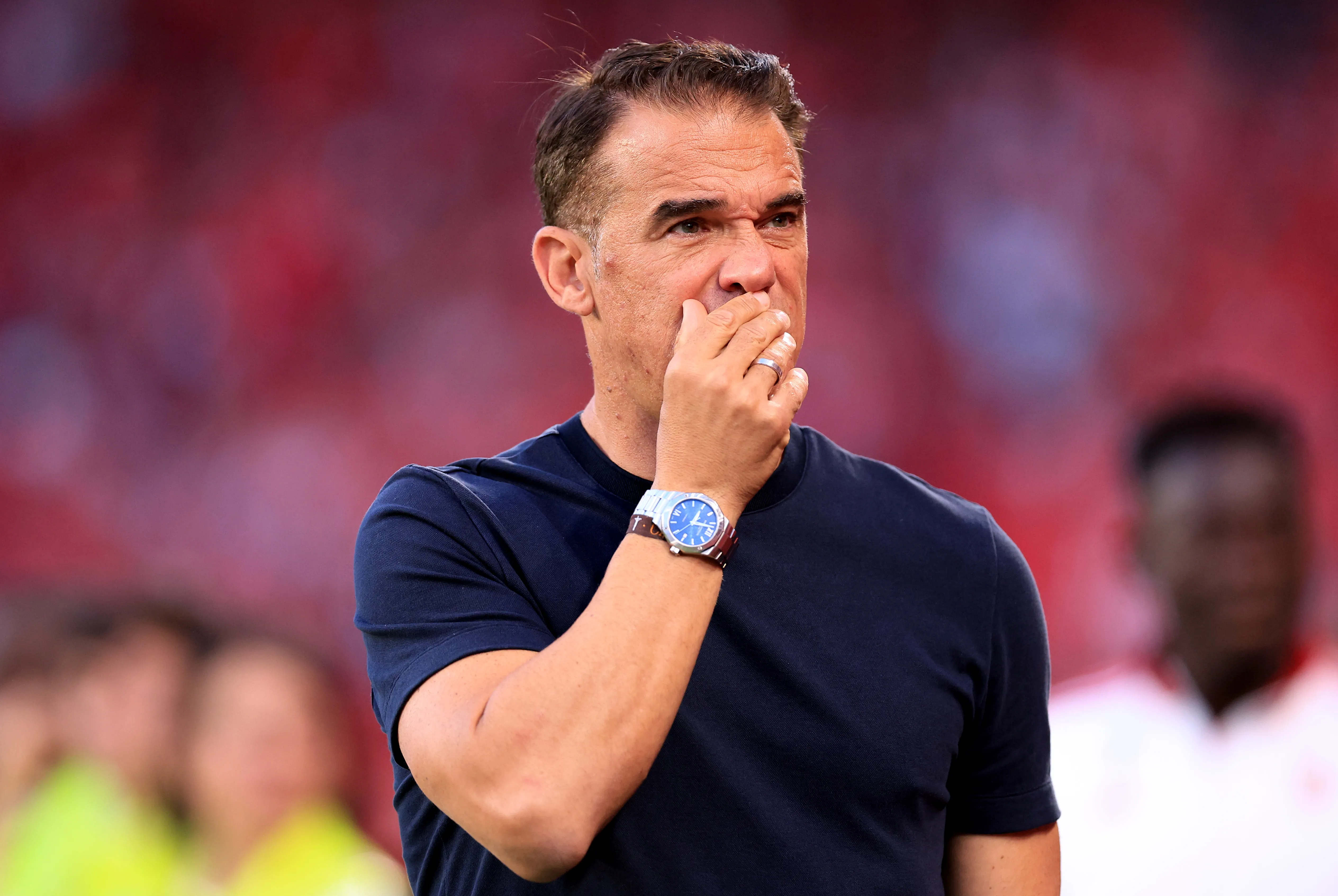 Luis García Plaza parece que conseguirá la salvación con el Sevilla. (Fran Santiago/Getty Images).