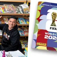 Kike Acuña vende láminas del Mundial: "Vengan a mi tienda"