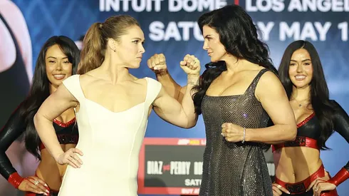 Ronda Rousey y Gina Carano se miden este sábado en una increíble velada de exhibición de MMA.