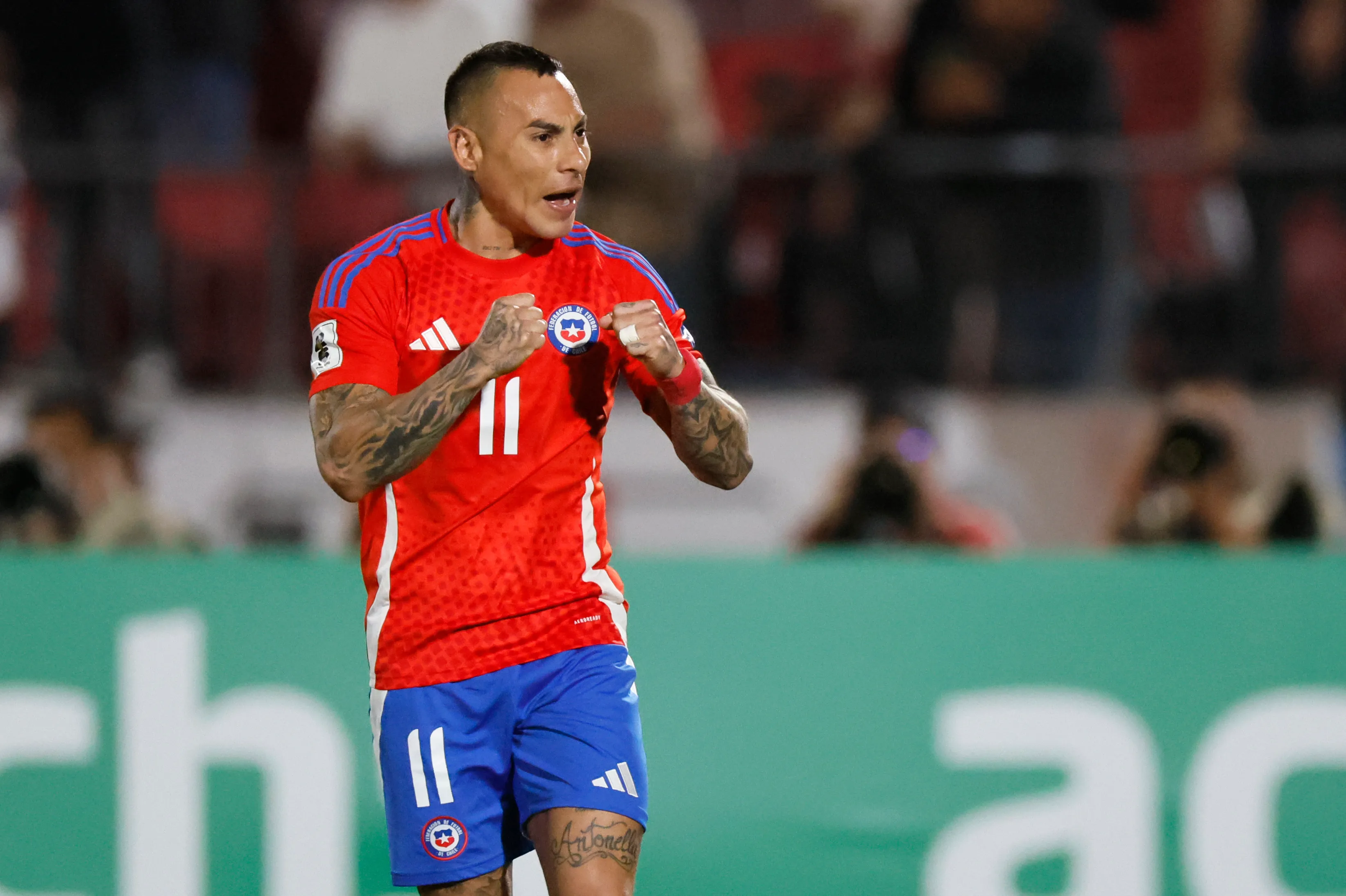 Eduardo Vargas es el segundo goleador histórico de la Roja. (Andrés Piña/Photosport).