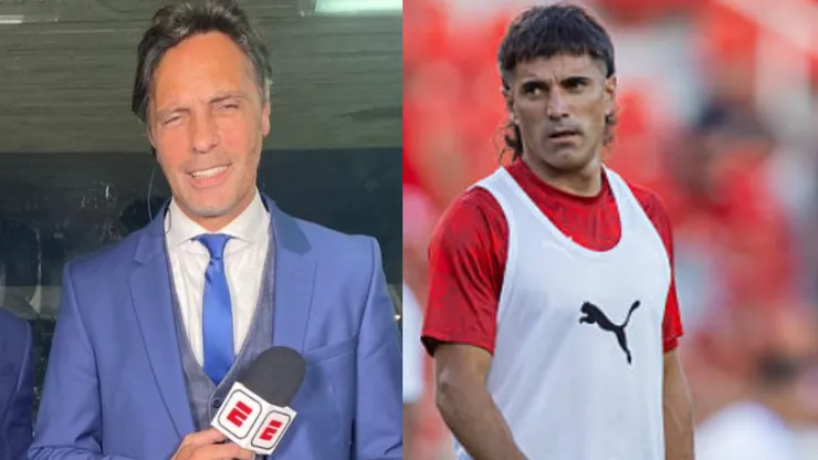 El volante del Rojo no aguantó un comentario del periodista.