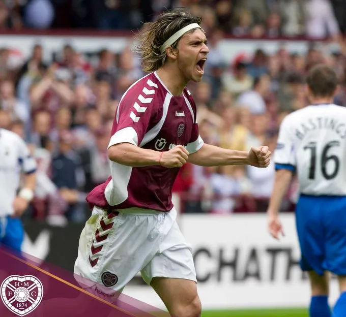 Mauricio Pinilla militó en el Hearts aunque su estadía terminó de forma abrupta en 2008.