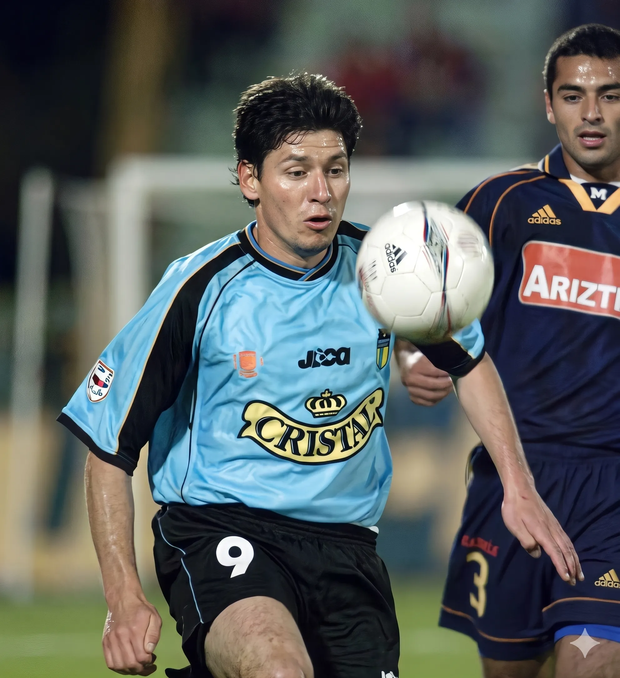 Videla el 2004 en Primera B, como goleador del torneo en O’Higgins.