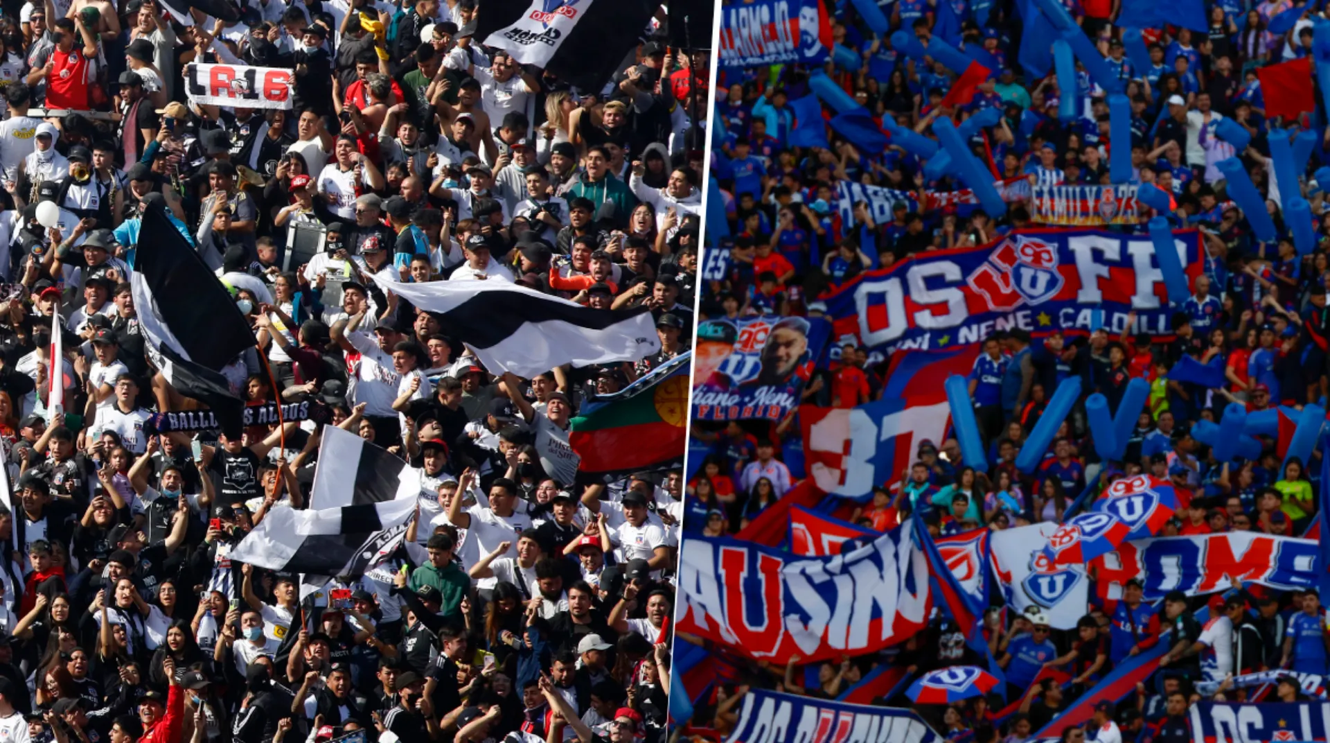 Colo Colo, Universidad de Chile y la UC ahora tendrán hinchas visitantes en los clásicos.